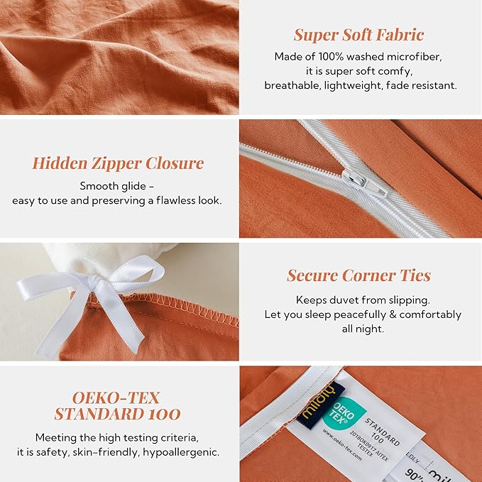MILDLY Super Soft Duvet Cover 2pcs - Image 5