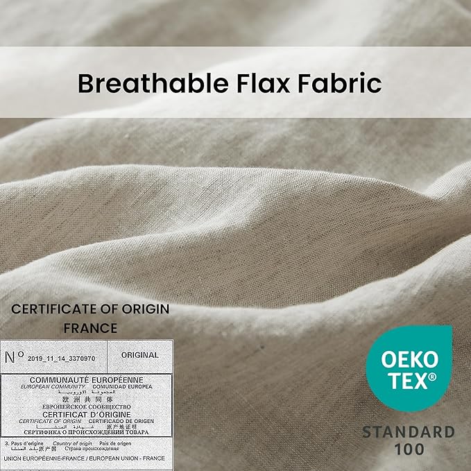 Simple&Opulence 100% Linen Duvet Cover Set - Image 2