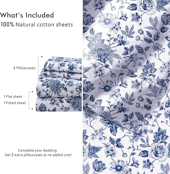 RUVANTI 4 Pcs Cotton Sheets - Image 4
