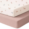 Konssy Muslin Mini Crib Sheets, 100% Soft Cotton Pack and Play Sheets by Konssy