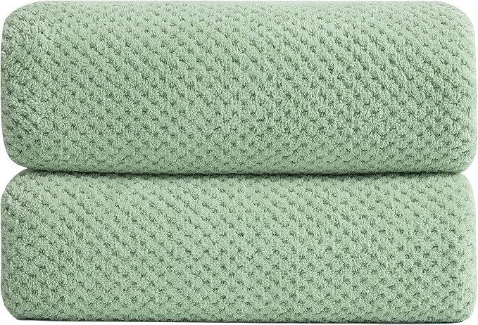 2 Piece Hand Towels Set, 100% Microfiber by Smuge