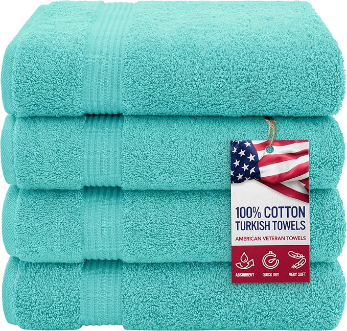 American Veteran Towel, 100% Cotton Turkish Bath Towels by AmericanVeteranTowel