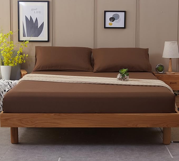 SONORO KATE Bed Sheet Set Super Soft Microfiber 1800 Thread Count Luxury - Image 8