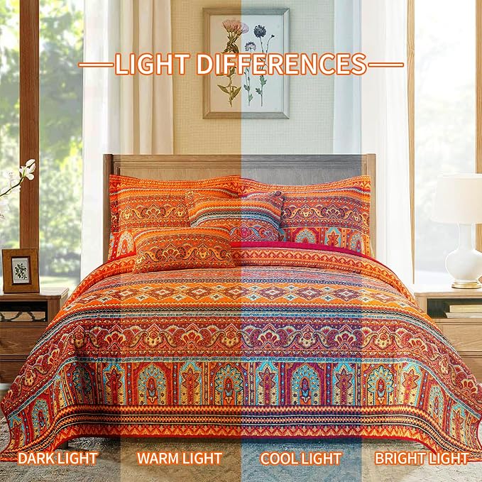 BEDIFANY Cotton King Size Quilt Set - Image 6