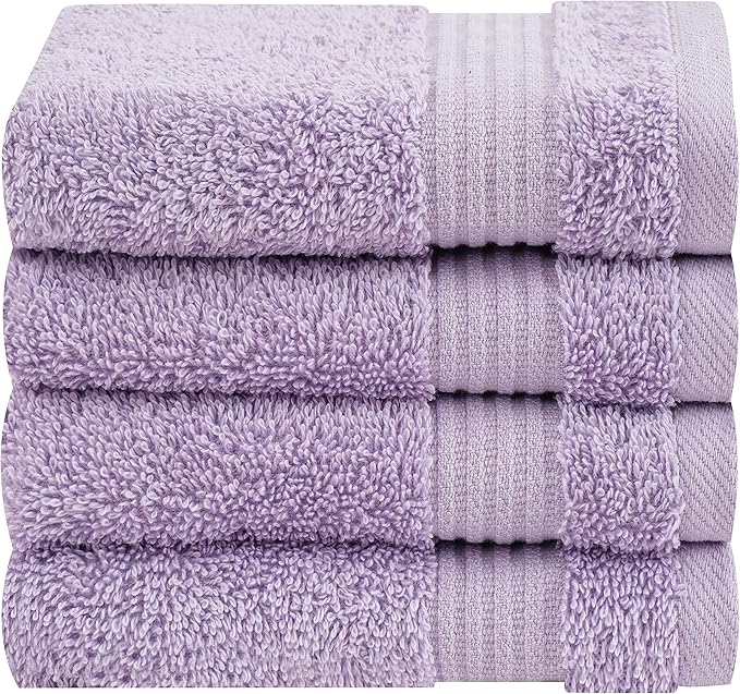 Cotton Paradise 100% Cotton Turkish Washcloth Set by UNITEDHOMETEXTILE