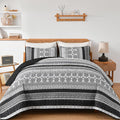 WONGS BEDDING Boho Quilt Set Queen Size, Lightweight Bedspread Coverlet Bedding by WONGSBEDDING