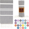 Beach Towel 100% Cotton Turkish Beach Towel Adult 38x70 Inch Pre-washed by NatureIsGift