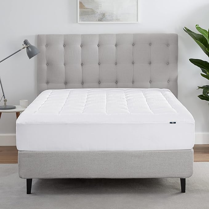Serta ComfortSure Twin XL Mattress Cover, Fitted Pillow Top Mattress Pad - Image 3