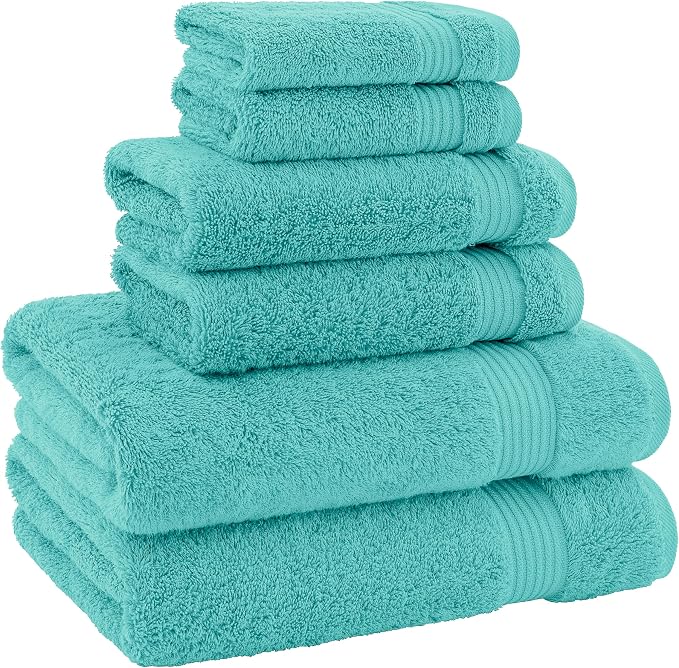 American Veteran Towel 100% Cotton Turkish 6 Piece Towel Set, Luxury Bath - Image 3
