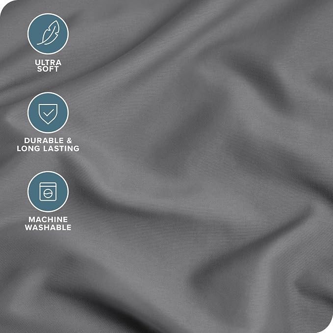 Bare Home Microfiber Body Pillow Cover - Image 3
