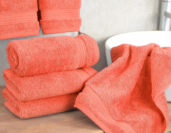 Cotton Paradise Hand Towels for Bathroom, 100% Cotton Turkish 4 Piece Hand - Image 2