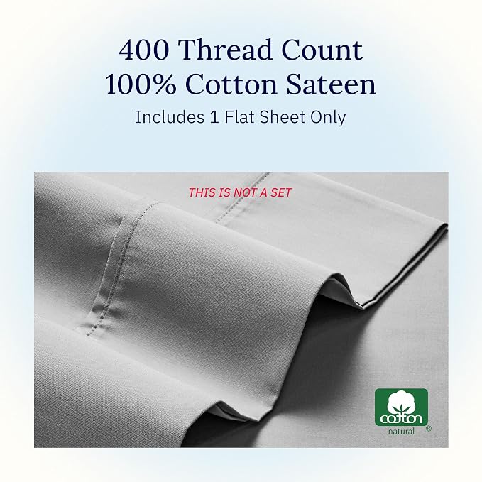 California Design Den Full Size Flat Sheet Only - Image 5