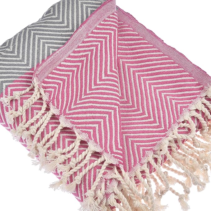Beach Towel | Cotton Beach Towels, Sand Free, Highly Absorbent, Quick Dry - Image 4