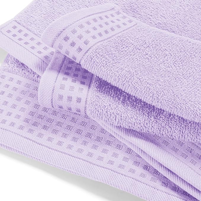 GLAMBURG Ultra Soft 3 Pack Cotton Towel Set, Contains a Bath Towel 28x55 inch - Image 2