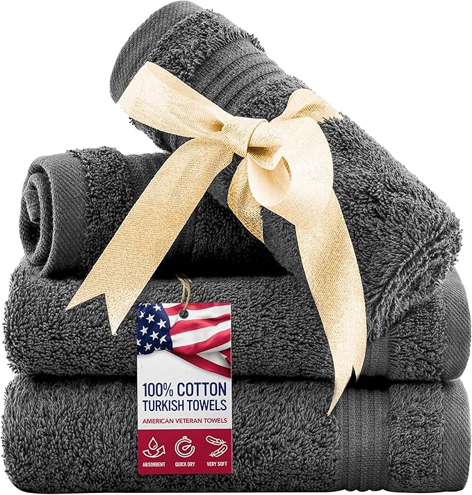 American Veteran Towel, 100% Cotton Turkish Washcloths by AmericanVeteranTowel
