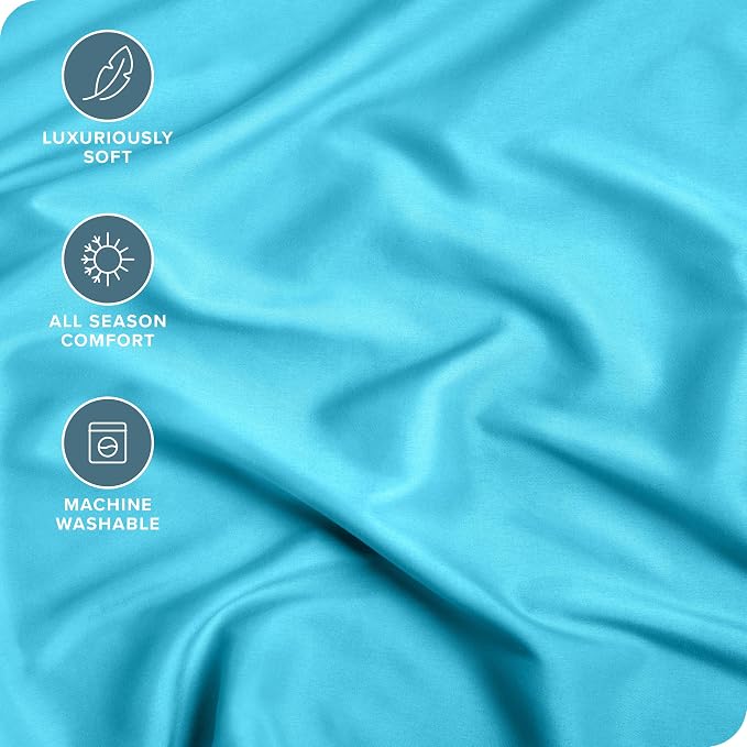 Bare Home Fitted Bottom Sheet Twin Size - Image 2