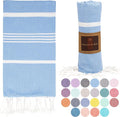 Beach Towel 100% Cotton Turkish Beach Towel Adult 38x70 Inch Pre-washed by NatureIsGift