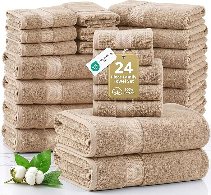 Lane Linen 100% Cotton Towel Set by LaneLinen