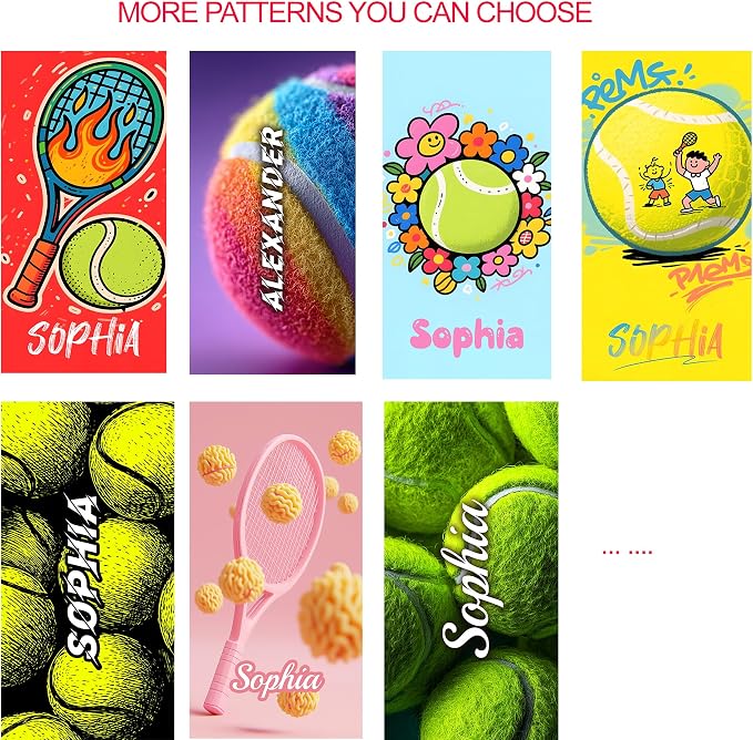 Personalized Beach Towel With Name, Custom Beach Towel with Text, Customized - Image 2