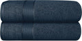 GLAMBURG 700 GSM Premium Cotton 2-Pack Oversized Extra Large Bath Sheet Set by GLAMBURG