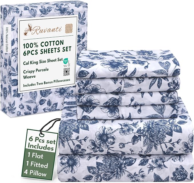 RUVANTI 6 Pcs Cotton Sheets - Image 9