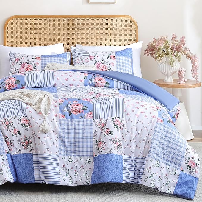 YIKUSH comforters Set Floral Comforter Bedding Set Set Comforter Year-Round All by YIKUSH