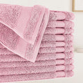 BIOWEAVES 100% Organic Cotton 700 GSM Plush Premium Washcloths 13" x 13" GOTS by BIOWEAVES
