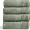 Springtree Home 100% Cotton Bath Towel Set of 4 | Super Soft & Absorbent by SpringtreeHome