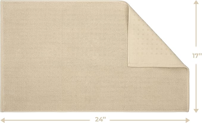 Cotton Paradise 100% Cotton Non Slip Bath Mats - Image 3