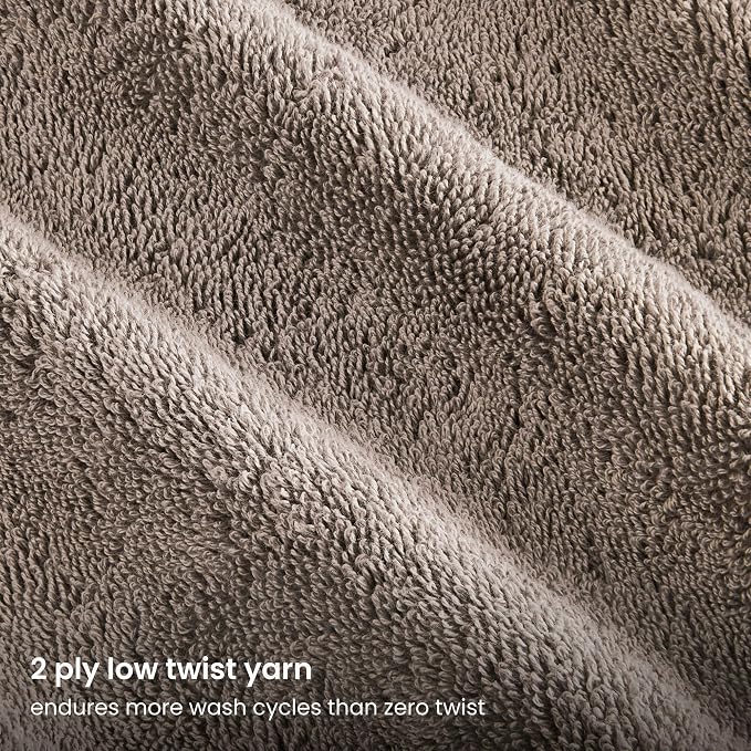 BIOWEAVES 100% Organic Cotton 700 GSM Plush Washcloths 13" x 13" GOTS Certified - Image 3