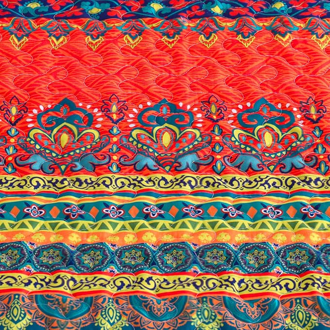 Exclusivo Mezcla 50"x 60" Quilted Throw Blanket- Microfiber Quilt Throw - Image 3