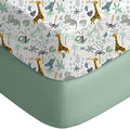 Yoofoss Pack and Play Sheets Fitted, Mini Crib Sheets 2-Pack by YOOFOSS