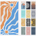 FESHKA Sand Free Turkish Beach Towel Quick Dry Bath Towel, Oversized Beach by FESHKA