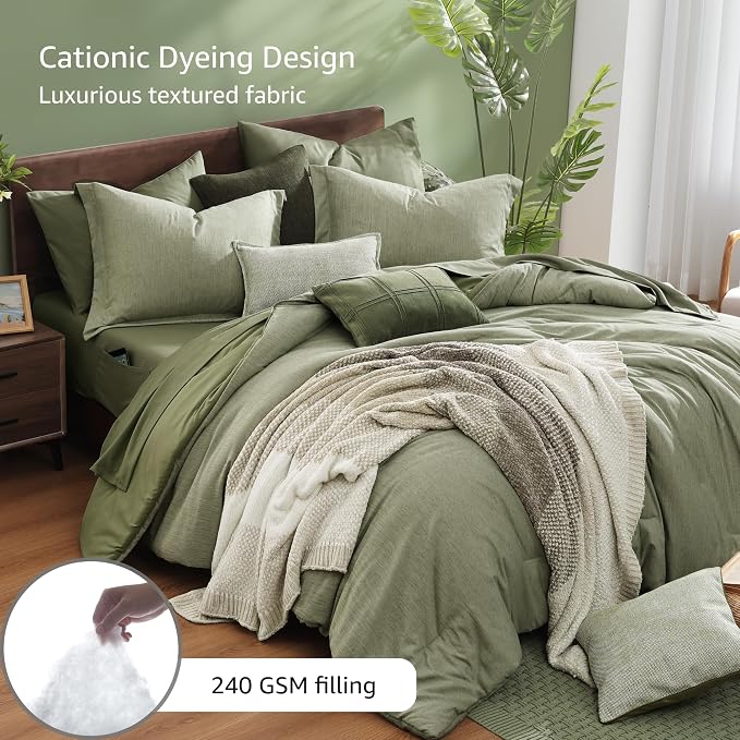 Monbix Queen Comforter Set - Image 3
