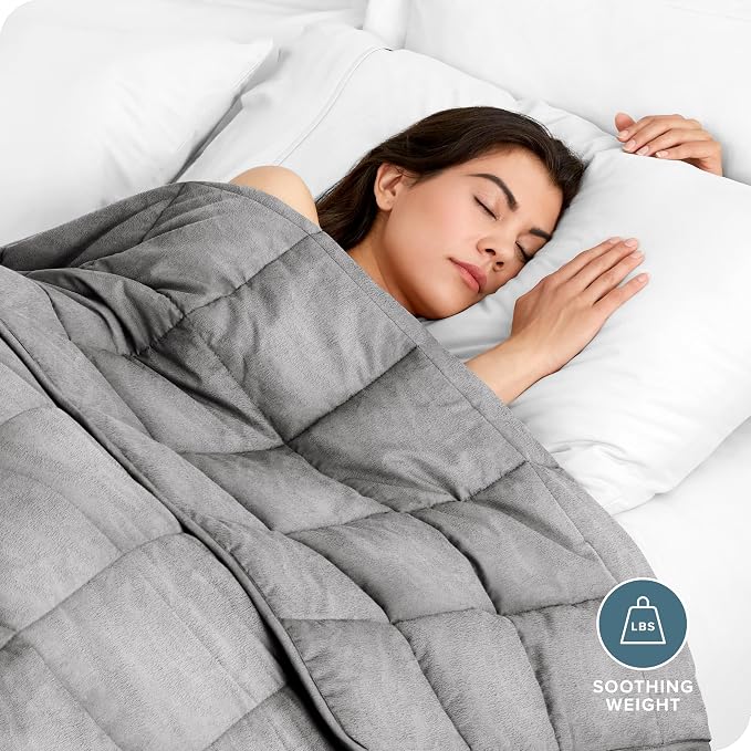 Bare Home Weighted Blanket Queen Size 17lb - Image 2