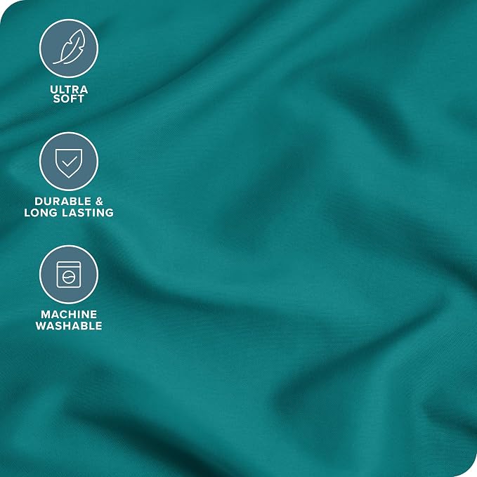 Bare Home Microfiber King Pillowcase Set of 4 - Image 4