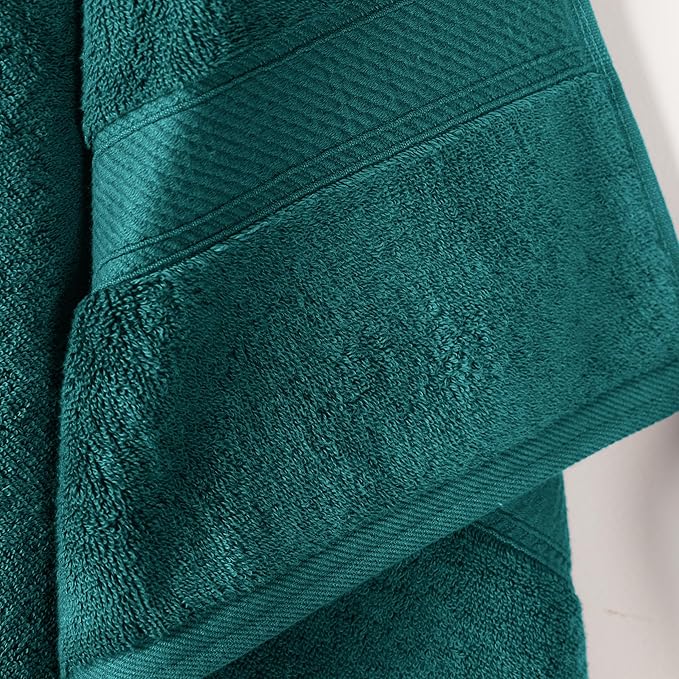 SUPERIOR Egyptian Cotton Pile Bath Towel Set of 2, Ultra Soft Luxury Towels - Image 3
