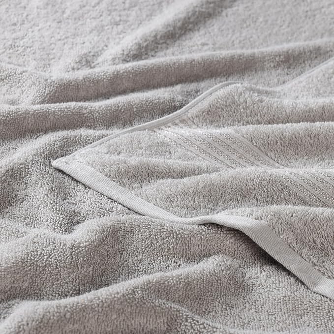 Superior Egyptian Cotton 2-Piece Bath Sheet Towel Set, Oversized Body Towels - Image 4