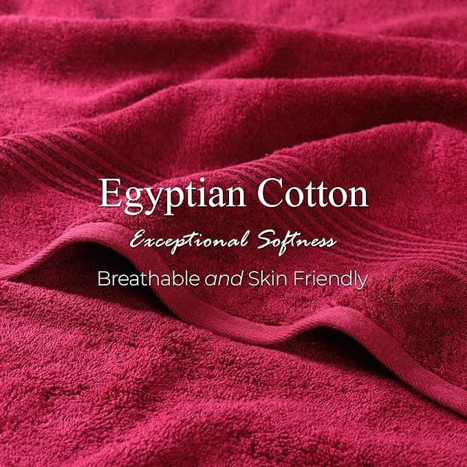 Superior Egyptian Cotton 2-Piece Bath Sheet Towel Set, Oversized Body Towels - Image 7