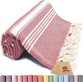 Bazaar Anatolia Turkish Beach Towel – 100% Cotton, Quick Dry, Sand Free Towel by BazaarAnatolia