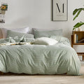 JELLYMONI 100% Natural Cotton Striped Duvet Cover Sets, by JELLYMONI