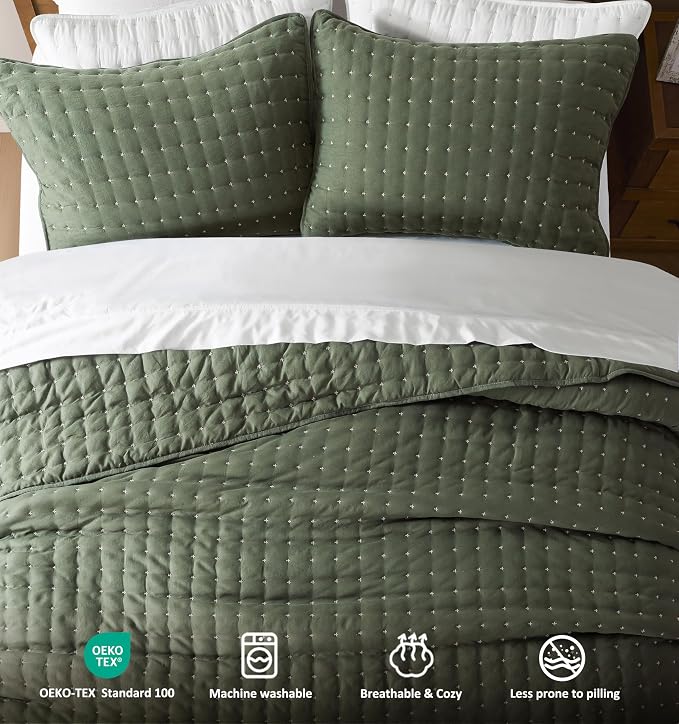 WDCOZY King Size Quilt Bedding Sets - Image 7