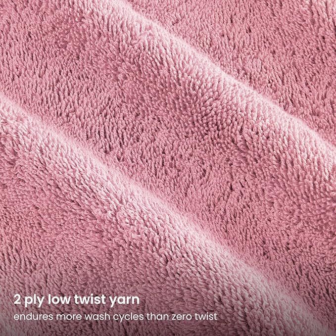 BIOWEAVES 100% Organic Cotton 700 GSM Plush Premium Washcloths 13" x 13" GOTS - Image 3