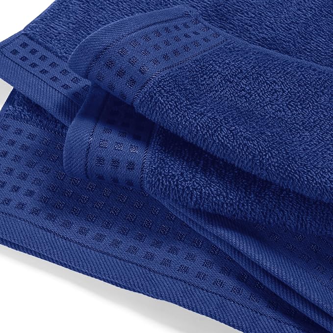GLAMBURG Ultra Soft 4 Pack Oversized Bath Towel Set 27x54 inches, 100% Cotton - Image 2