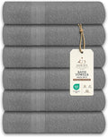 Medium Bath Towels Pack of 6 – 24x48 Inches – Soft, Quick Dry & Highly by ASTILTEXCottonTowels