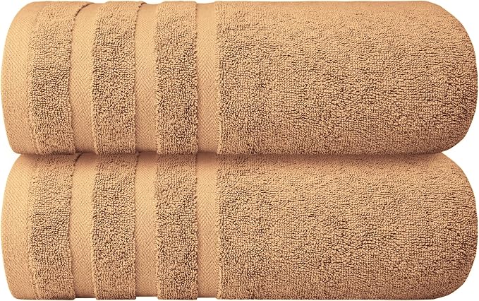 Infinitee Xclusives 100% Cotton Luxury Bath Towels Set of 2 - Image 8