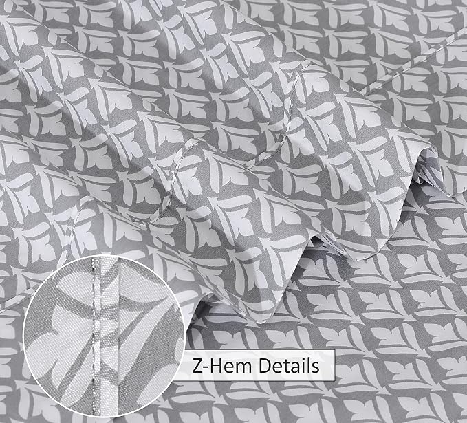 RUVANTI 100% Cotton Sheets – California King Percale Bedding, Cooling & - Image 4