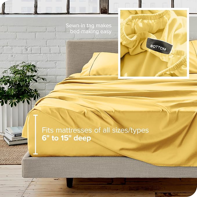 Bare Home Split Head Flex King Sheet Set - Image 6