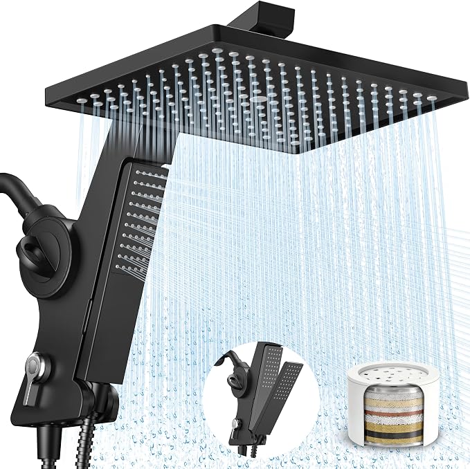 MakeFit Filtered Rain Shower Head by MakeFit