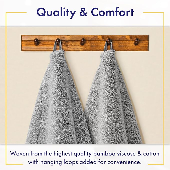 Alusa Home Ultra Soft & Plush Viscose from Bamboo Bath Sheets - Image 4